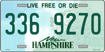 NH license plate 3369270