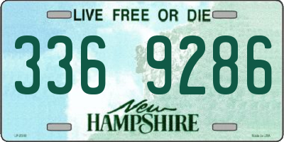 NH license plate 3369286