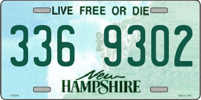 NH license plate 3369302