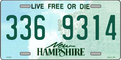 NH license plate 3369314