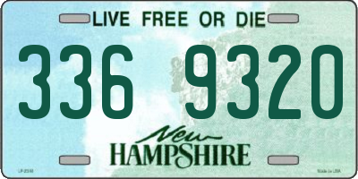 NH license plate 3369320
