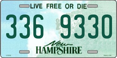 NH license plate 3369330