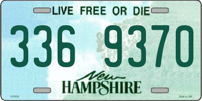 NH license plate 3369370