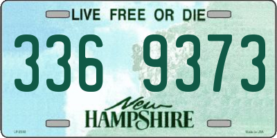 NH license plate 3369373
