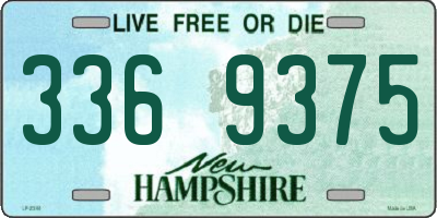 NH license plate 3369375