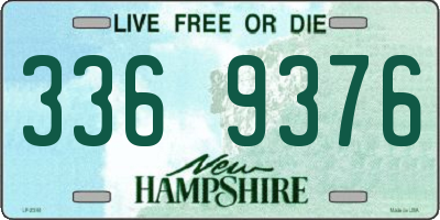 NH license plate 3369376