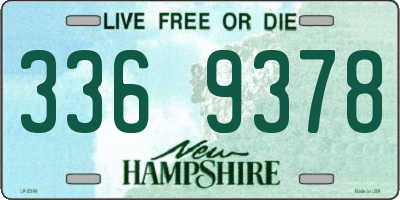 NH license plate 3369378