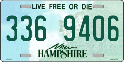 NH license plate 3369406