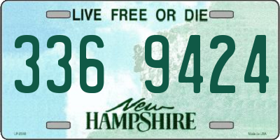 NH license plate 3369424