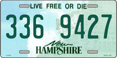 NH license plate 3369427