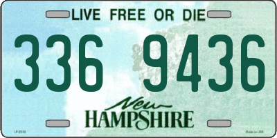 NH license plate 3369436