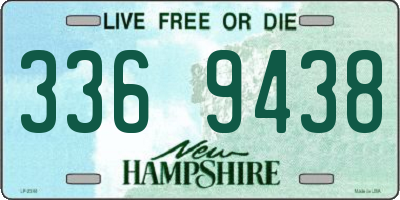 NH license plate 3369438