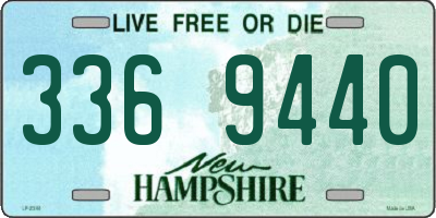NH license plate 3369440