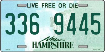 NH license plate 3369445