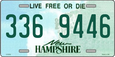 NH license plate 3369446