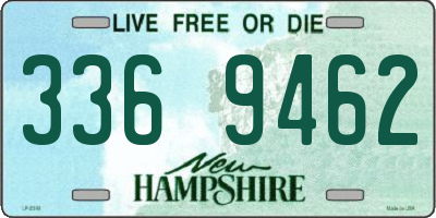 NH license plate 3369462