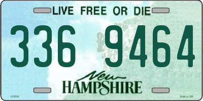 NH license plate 3369464