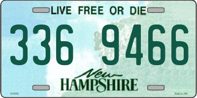 NH license plate 3369466