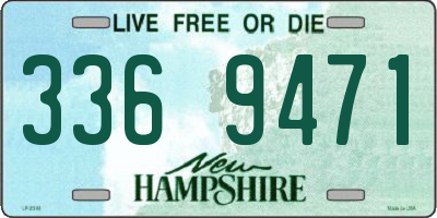 NH license plate 3369471