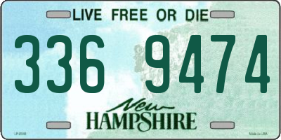 NH license plate 3369474