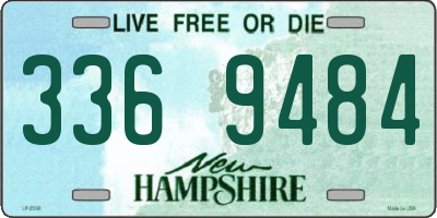 NH license plate 3369484