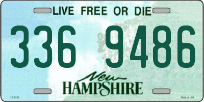 NH license plate 3369486