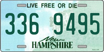 NH license plate 3369495