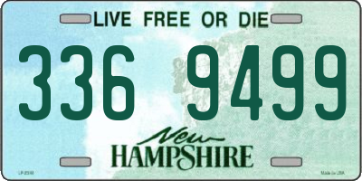 NH license plate 3369499