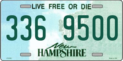 NH license plate 3369500