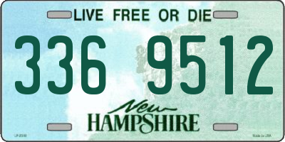 NH license plate 3369512