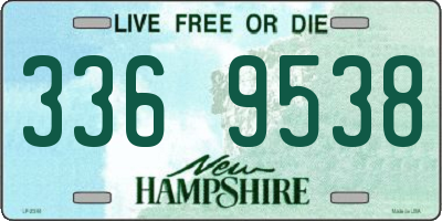 NH license plate 3369538