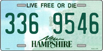 NH license plate 3369546