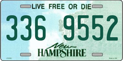 NH license plate 3369552