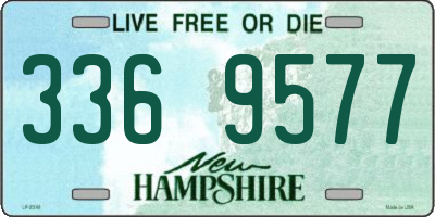 NH license plate 3369577