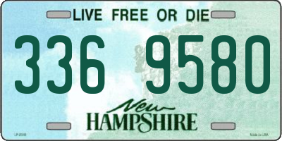 NH license plate 3369580