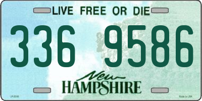 NH license plate 3369586