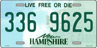 NH license plate 3369625