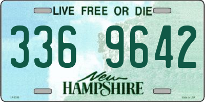 NH license plate 3369642