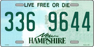 NH license plate 3369644