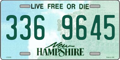 NH license plate 3369645