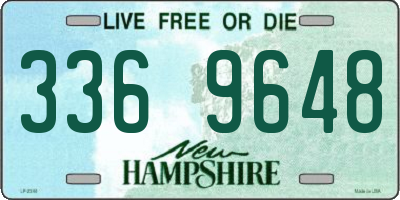 NH license plate 3369648