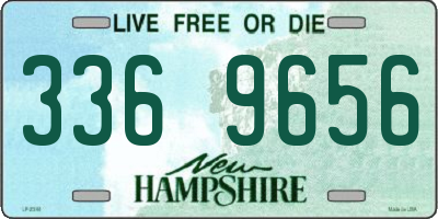 NH license plate 3369656