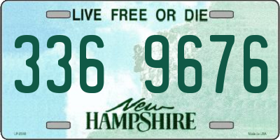 NH license plate 3369676