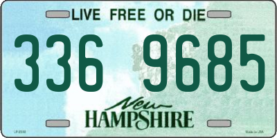 NH license plate 3369685