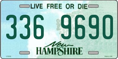 NH license plate 3369690
