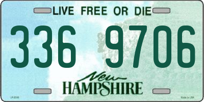 NH license plate 3369706