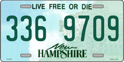 NH license plate 3369709