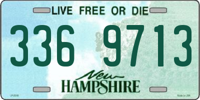 NH license plate 3369713
