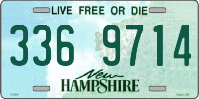NH license plate 3369714