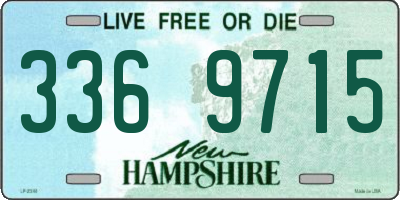 NH license plate 3369715